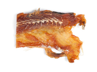 Piece of cleaned dried fish