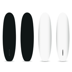 surfboard icon in black and white