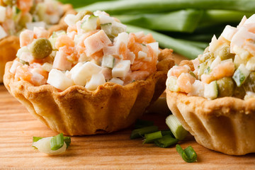 Baked mini frittatas with ham, pea, cheese and corn