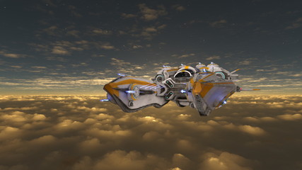 宇宙船 © tsuneomp