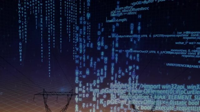 Program codes and power line towers