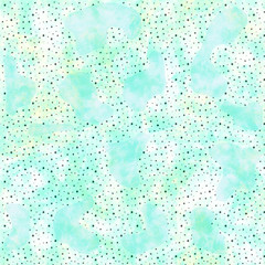 Seamless abstract pattern, light green stains