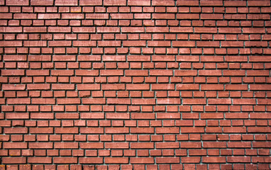 Fototapeta na wymiar background texture old wall red brick