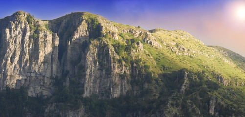 A breathtaking sunrise at Mountain Tymfi in Epirus (Greece)