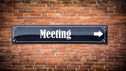 Schild 404 - Meeting