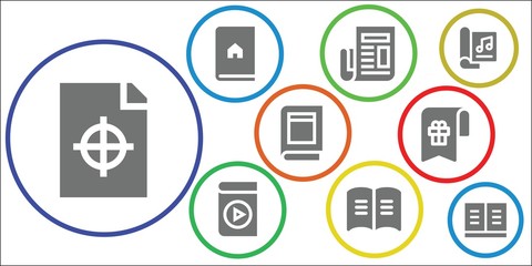 publication icon set