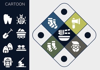 cartoon icon set