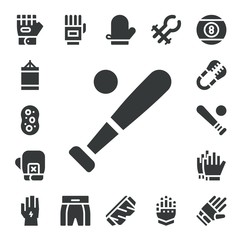 glove icon set