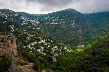 Naklejka premium A trip to Pelio Greece