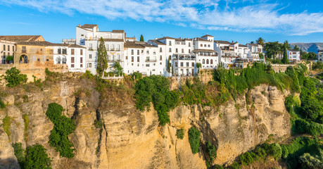 Fototapeta na wymiar Scenic sight in Ronda, Province of Malaga, Andalusia, Spain. 