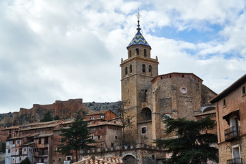 Fototapeta na wymiar Church from albarracin town in teruel