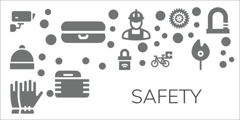 safety icon set