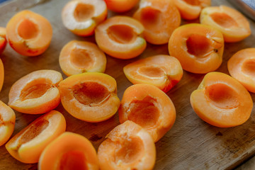 Sliced apricot
