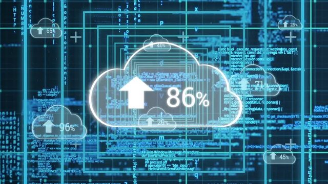 Upload progress clouds and program codes