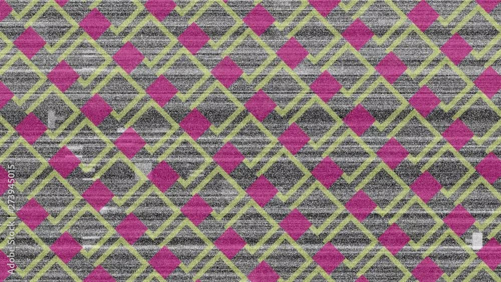 Aufkleber square patterns and static