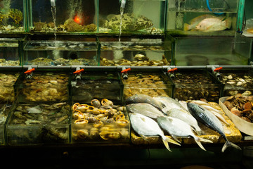 Vietnamese seafood market