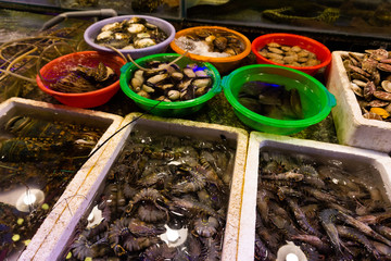 Vietnamese seafood market