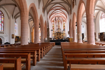 Innenansicht Stadtkirche Schwabach