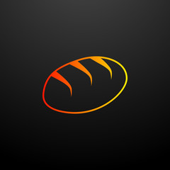loaves of bread nolan icon. Elements of food set. Simple icon for websites, web design, mobile app, info graphics