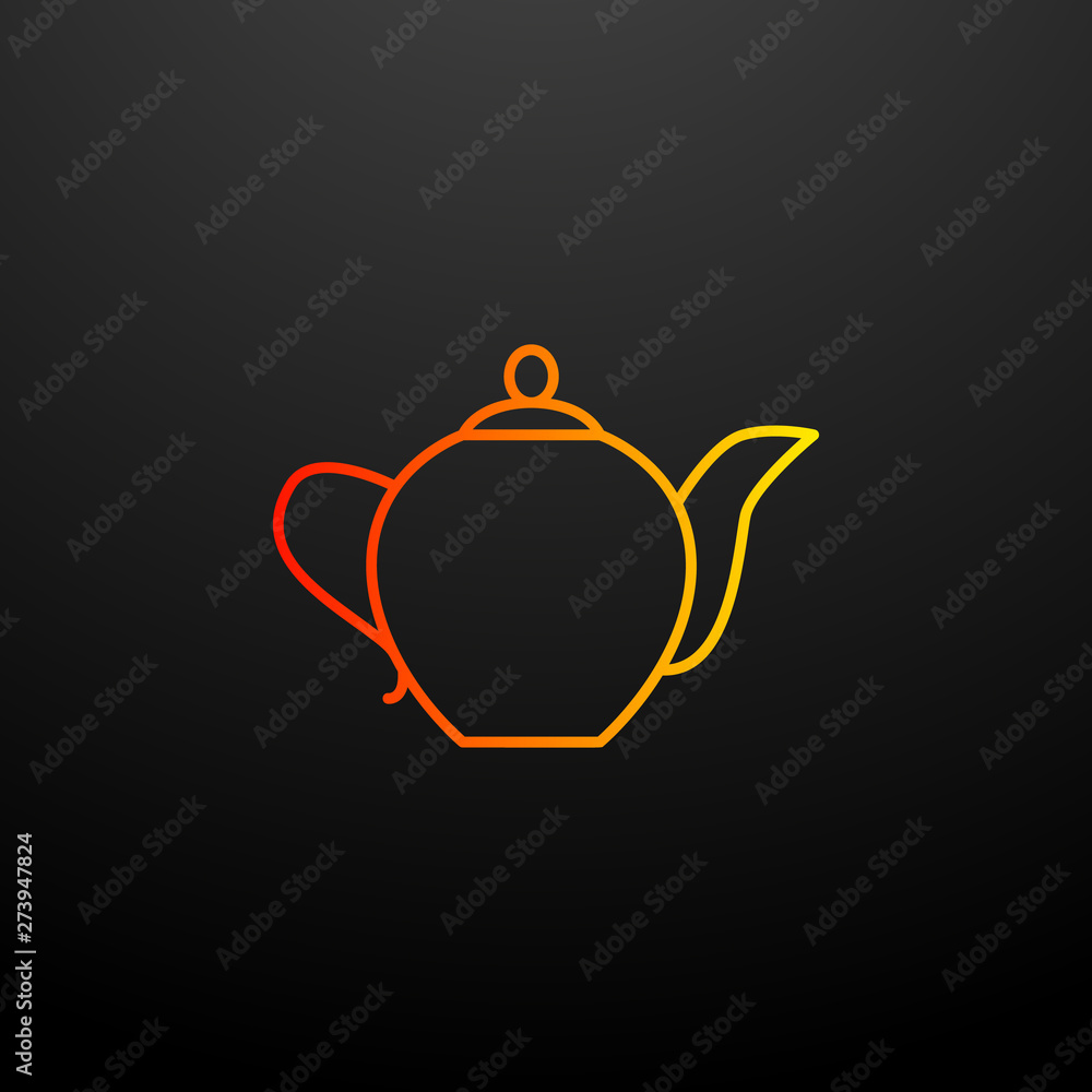 Poster kettle nolan icon. elements of food set. simple icon for websites, web design, mobile app, info grap