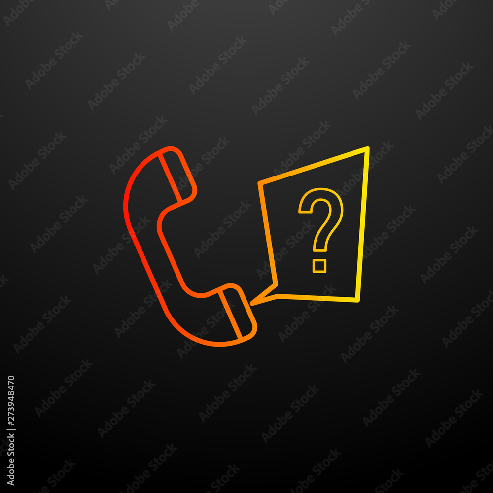 Poster a question from the tube nolan icon. elements of mobile banking set. simple icon for websites, web d