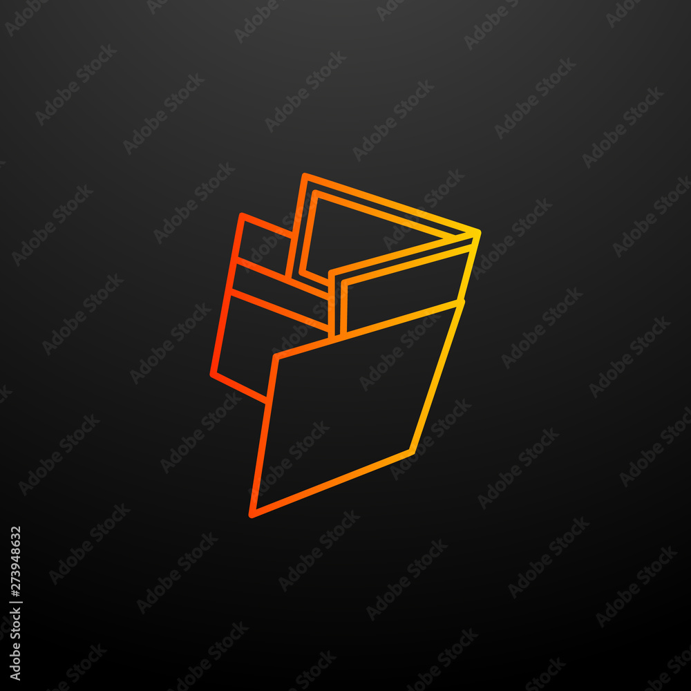 Poster bill in your wallet nolan icon. elements of mobile banking set. simple icon for websites, web design