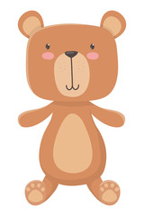 Obraz na płótnie Canvas Teddy bear cartoon design vector illustration