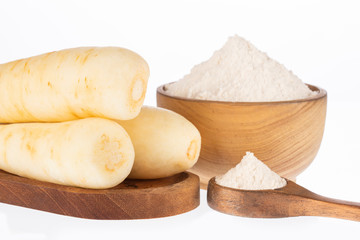 The parsnips, celery creole, racacha, virraca, white carrot - Arracacia xanthorrhiza