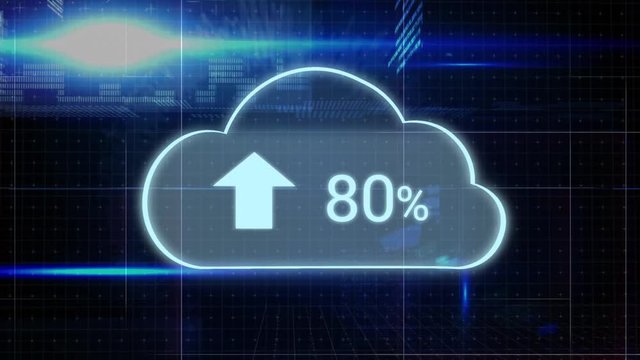 Upload progress cloud and program code
