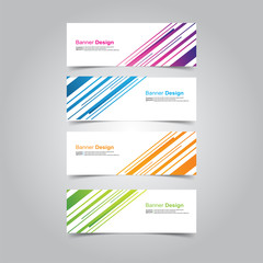 Fototapeta premium Vector abstract design banner web template