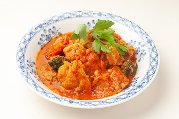 鶏肉のトマト煮