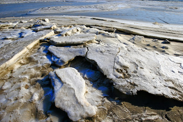 The winter sea ice