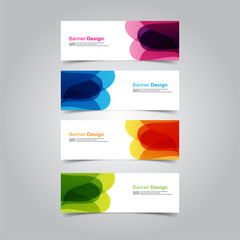Fototapeta premium Vector abstract design banner web template