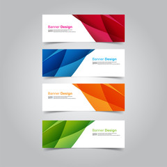 Fototapeta premium Vector abstract design banner web template