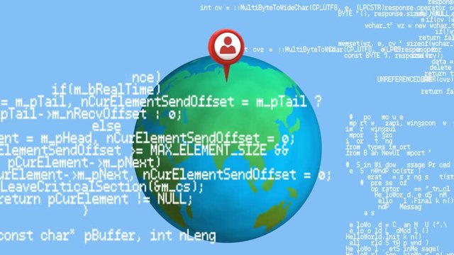 Pin on the globe and program codes
