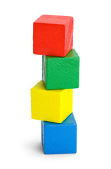 Four Wood Blocks Stacked