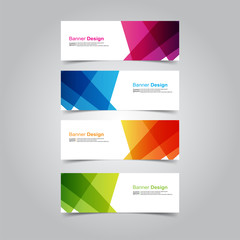 Fototapeta premium Vector abstract design banner web template