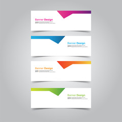 Fototapeta premium Vector abstract design banner web template