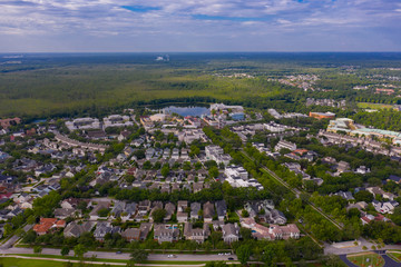 Aerial Celebration Florida old town