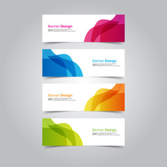 Fototapeta premium Vector abstract design banner web template