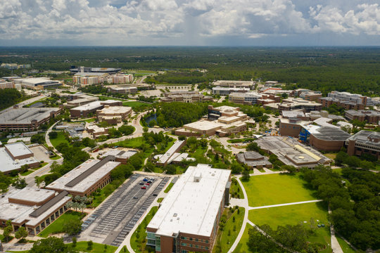 UCF Campus aerial drone photo