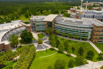 Aerial photo Harris Corporation Engineering Center UCF Orlando