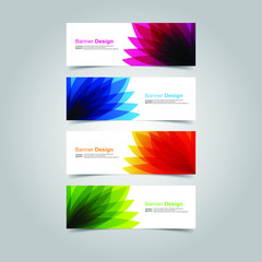Fototapeta premium Vector abstract design banner web template
