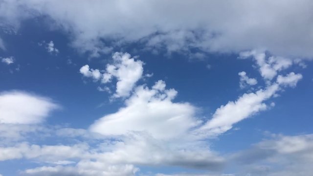 北海道の大空　タイムラプス