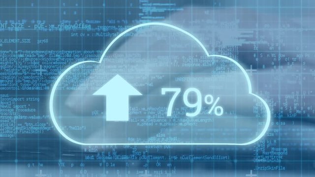 Upload progress clouds and program codes