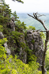 鳥取　船上山　滝　崖　断崖絶壁