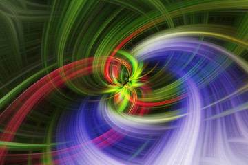 Colorful abstract twirl effect for background