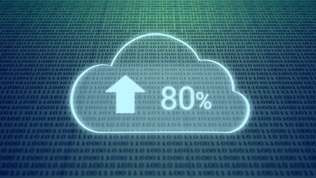 Upload progress percentage and binary codes