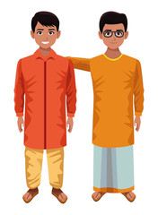 indian children avatar cartoon character