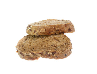 Bread isolated on white background